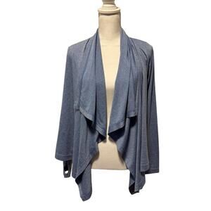 Merrell Open Front Blue XS Cardigan with Thumbholes